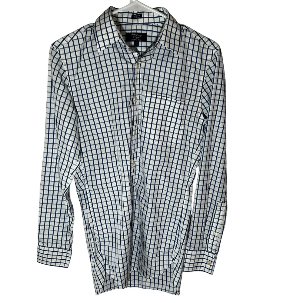 Thompson Shirtings by J. Crew 80's 2-Ply Wrinkle Free Button Down Shirt Men's XS